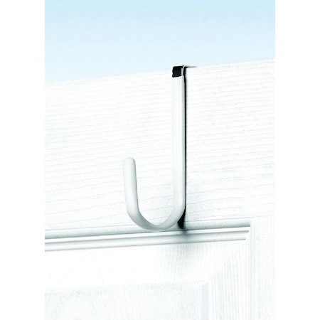 Spectrum Diversified Spectrum Metal White Single Over-The-Door Hook 16400